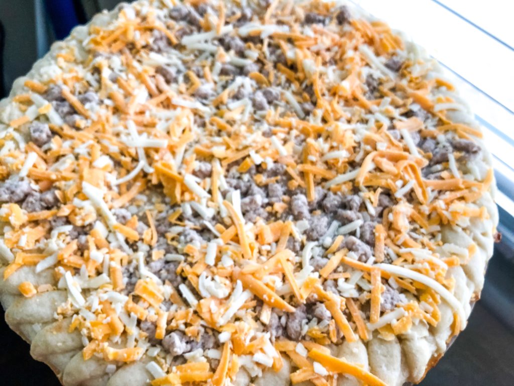 frozen breakfast pizza