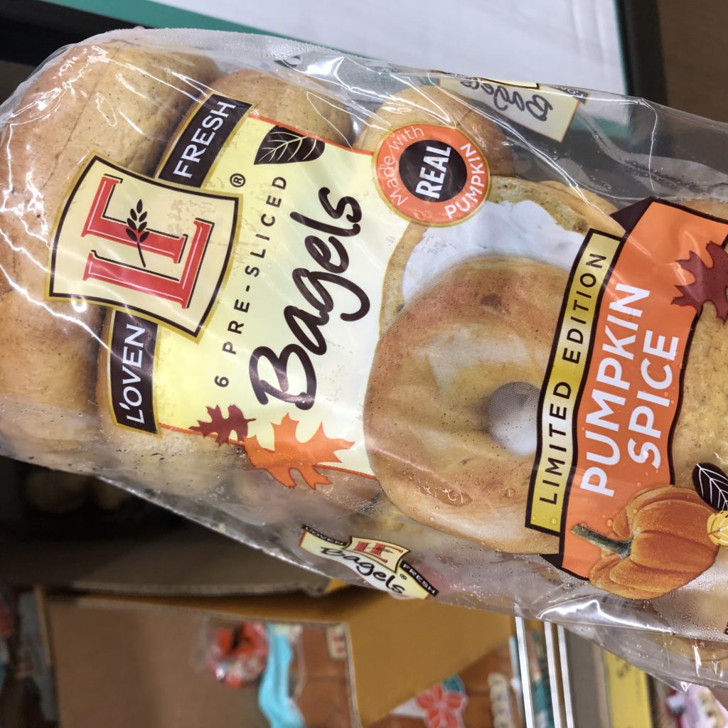 L'Oven Fresh Pumpkin Spice Bagels