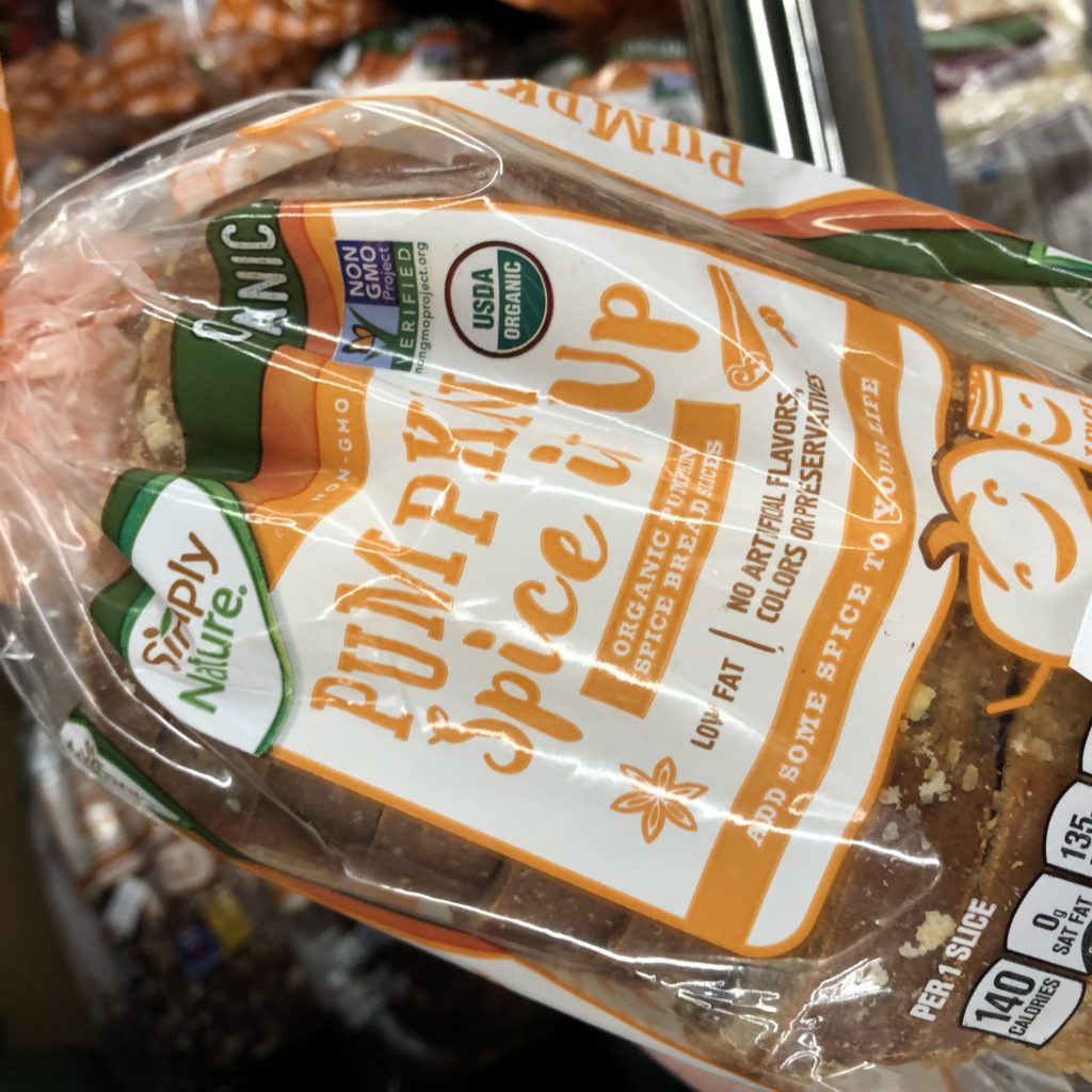 Simply Nature Pumpkin Spice It Up Bread