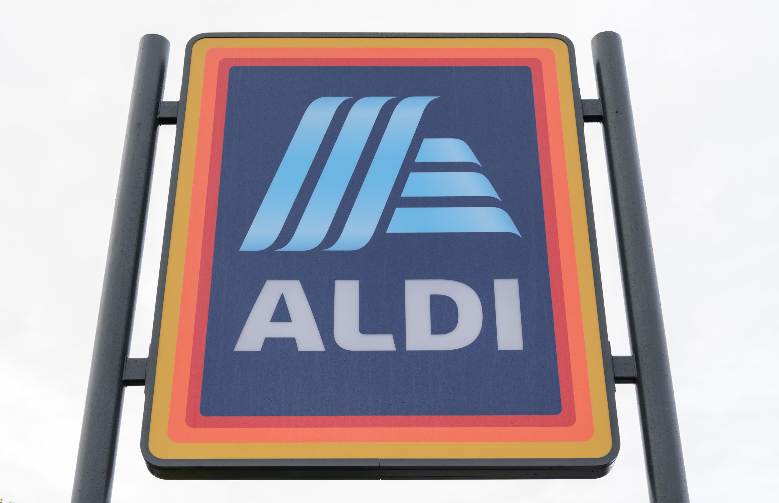 Aldi UK store sign