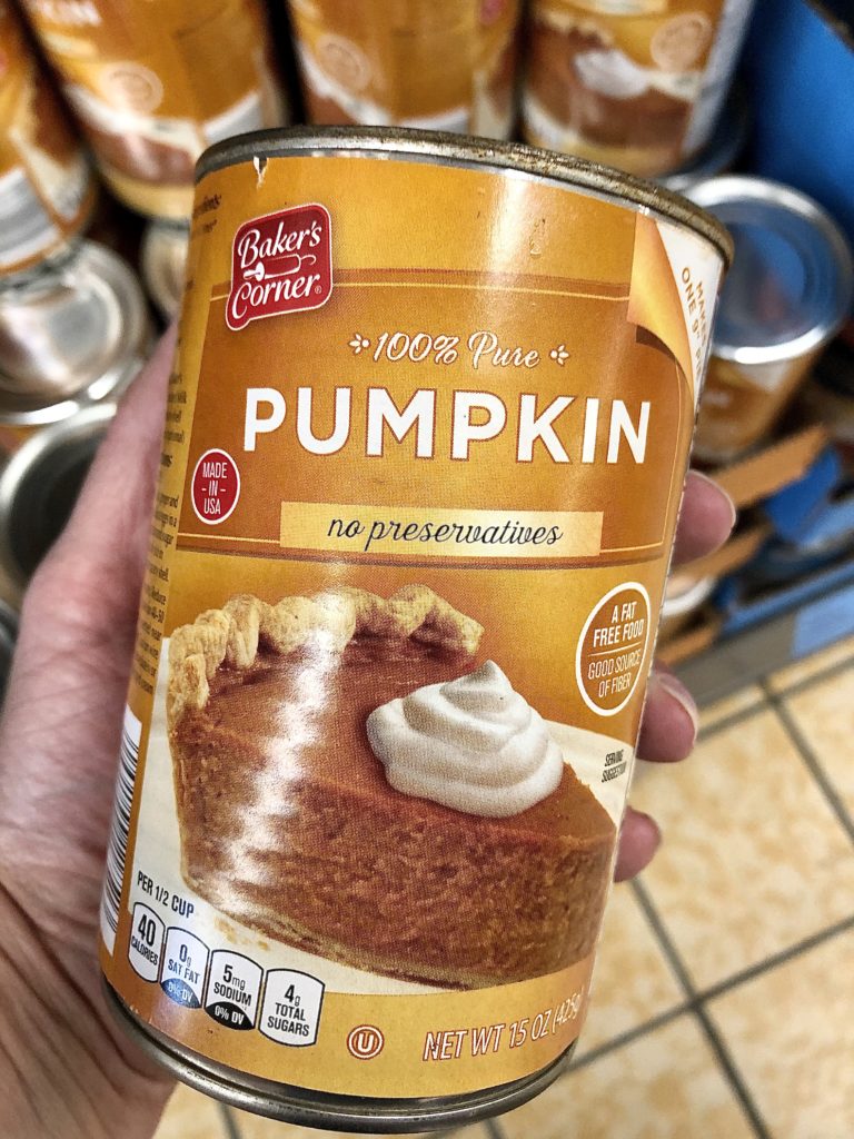 Aldi canned pumpkin