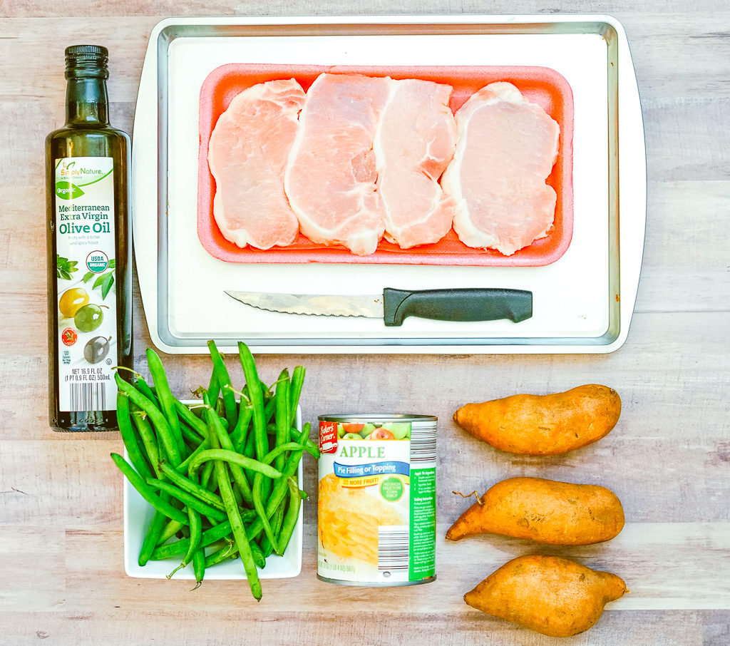 Sheet Pan Apple Pork Chops ingredients