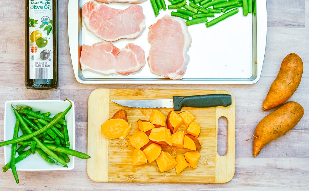 Sheet Pan Pork Chops recipe