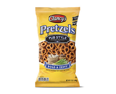 Clancy's seasoned pretzels