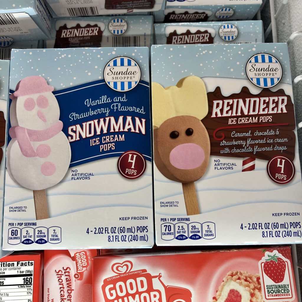 Aldi Holiday Ice Cream Pops