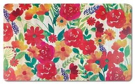 floral kitchen mat