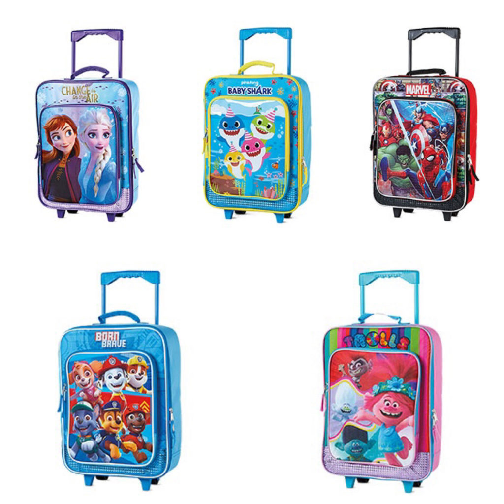 Suitcases for kids sold at Aldi 