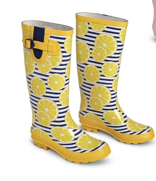 Aldi lemon boots