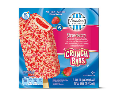 sundae shoppe strawberry crunch bars