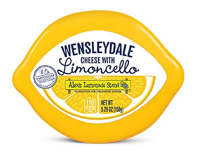 wensleydale cheese with limoncello