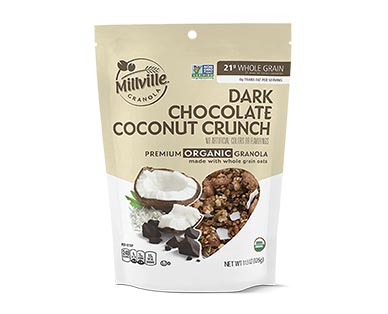 Millville Dark Chocolate Coconut Crunch Granola