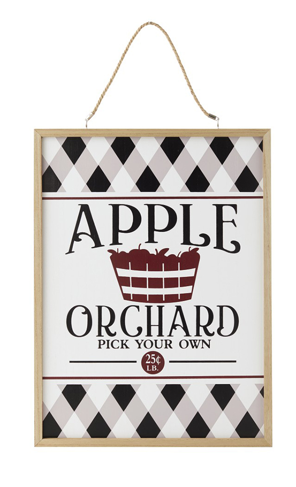 aldi Fall Reversible Wall Sign apple orchard