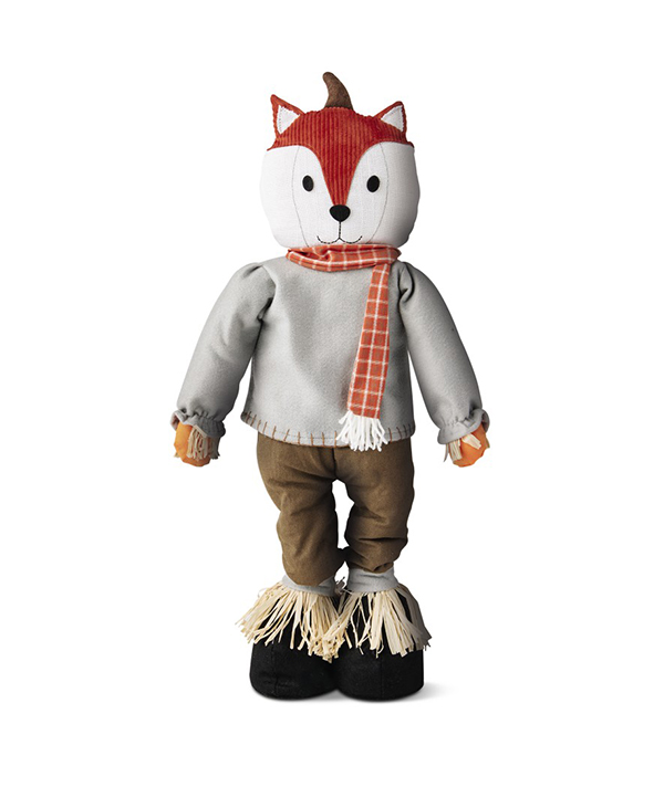 Tabletop Scarecrow Fox