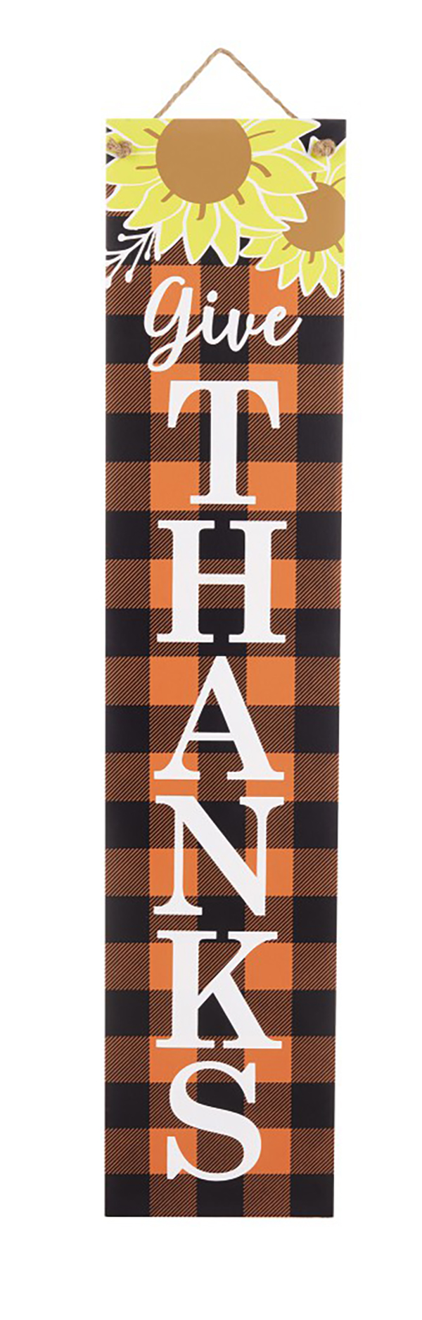 Aldi Fall Reversible Porch Sign give thanks