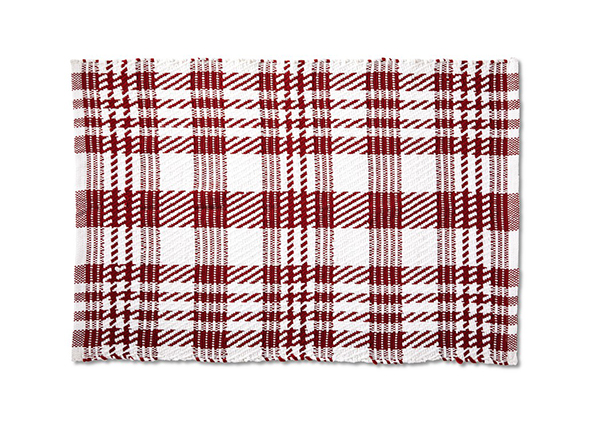 Handwoven Layering Rug from aldi red