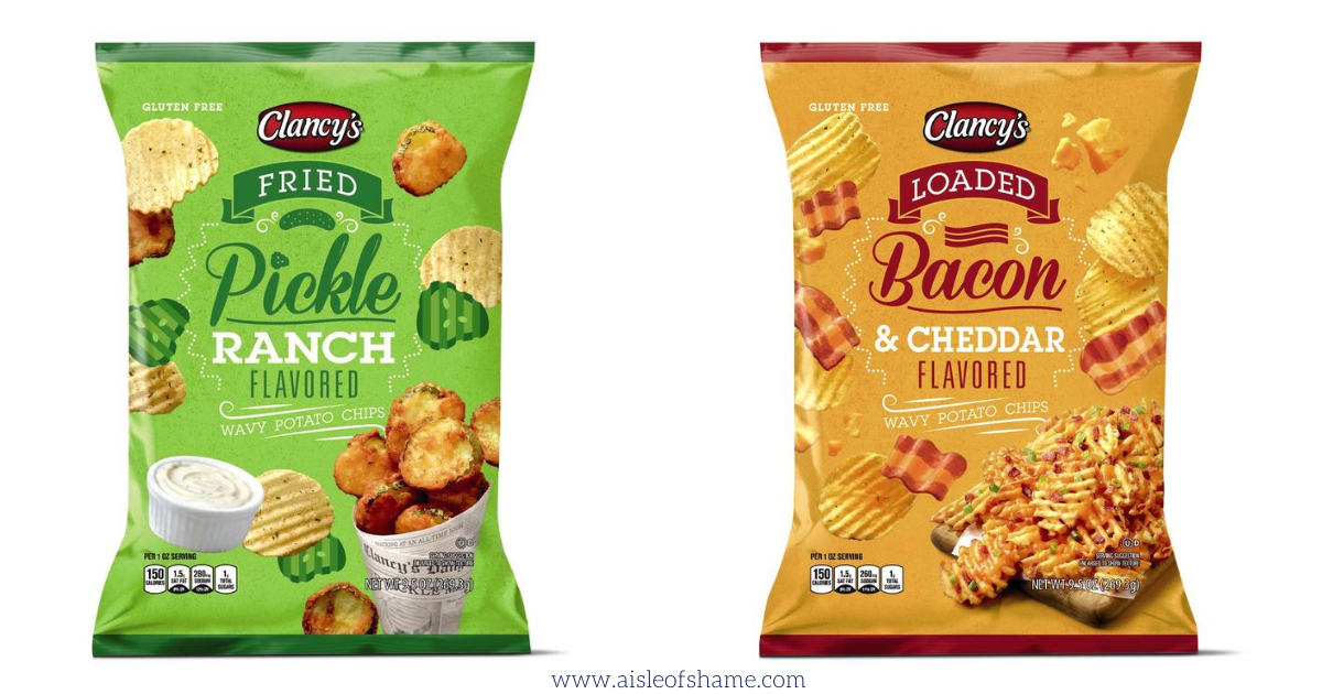 clancy's loaded bacon cheddar chips