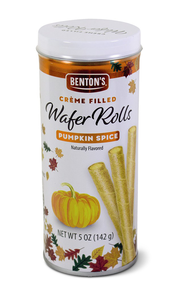 Benton’s Creme Pumpkin Spice Wafer Rolls