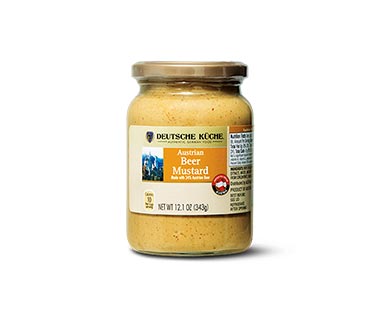 german week beer mustard at aldi