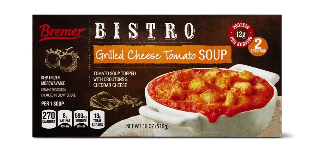 Bremer Bistro Soup Grilled Cheese Tomato