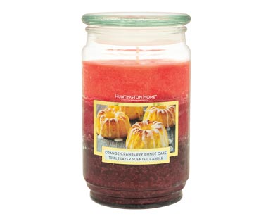 Orange Cranberry Bundt Cake candle