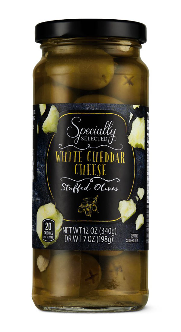 aldi white cheddar cheese olives