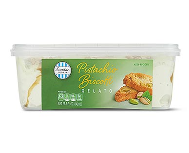 pistachio gelato at aldi