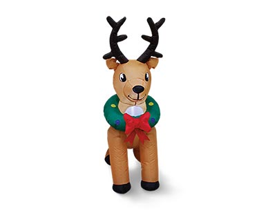 aldi reindeer inflatable