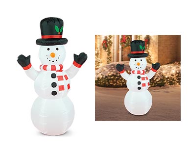 aldi snowman inflatable