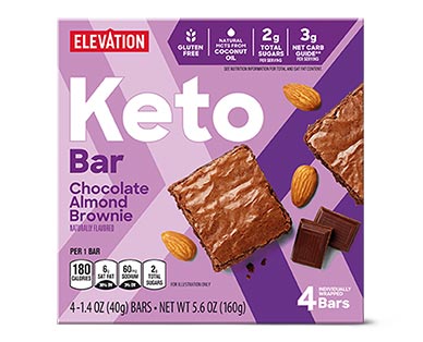 aldi keto bars chocolate almond brownie