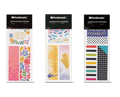 pembrook journaling stickers