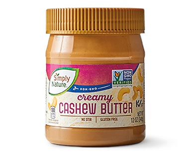 simply nature cashew butter