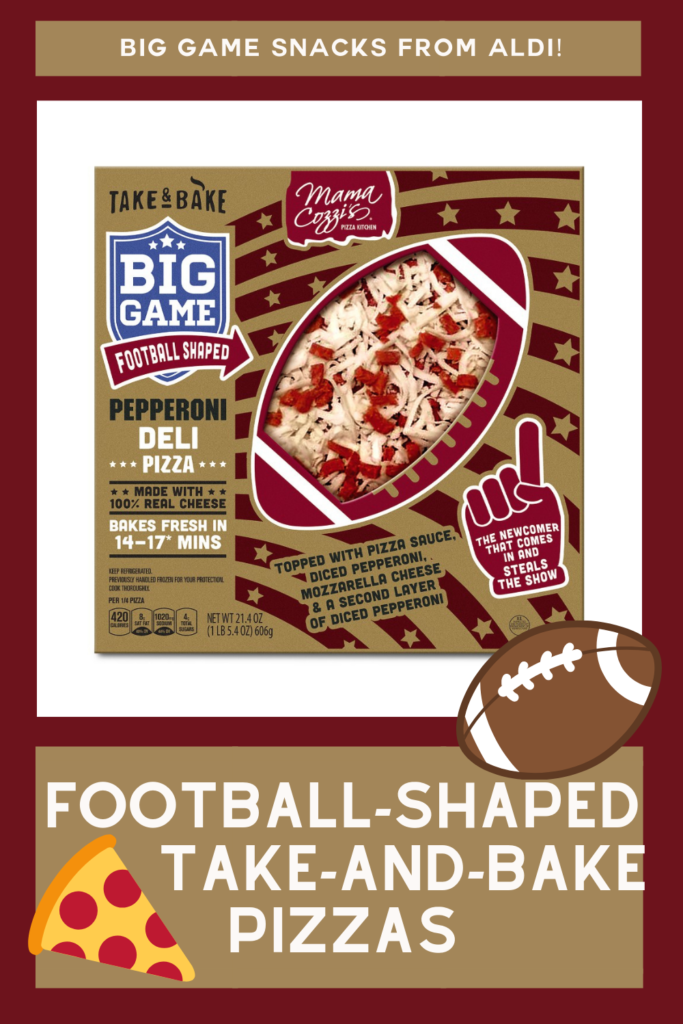 aldi football shaped pizzas