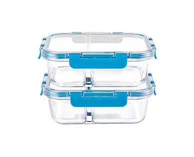 Glass food storage containers