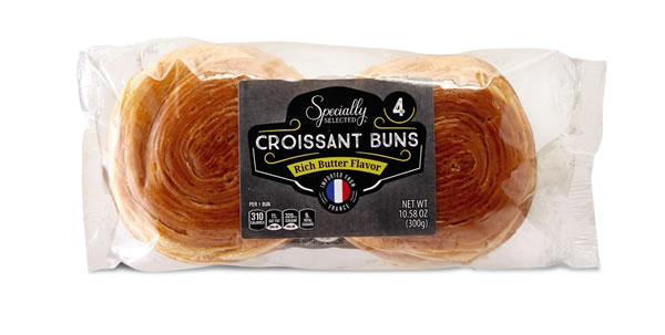 specially selected croissant buns