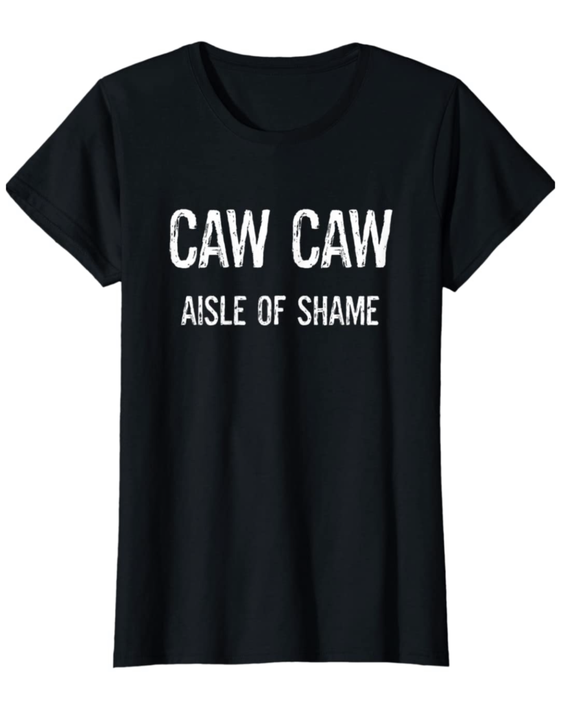caw caw shirt on amazon