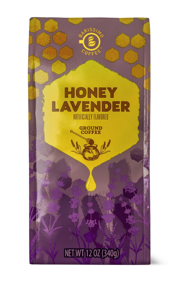 honey lavender coffee at aldi