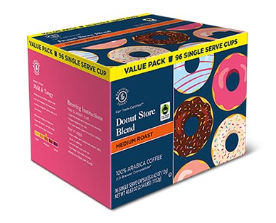 donut store bulk coffee pods