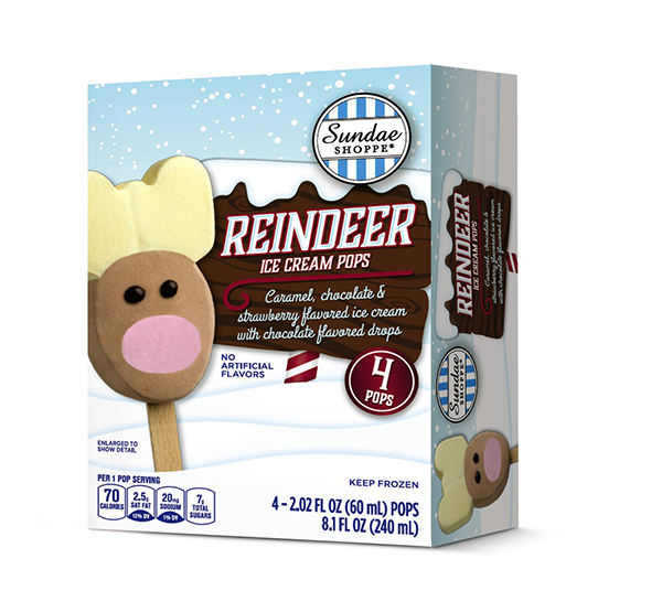 Sundae Shoppe Holiday Character Pops reindeer 