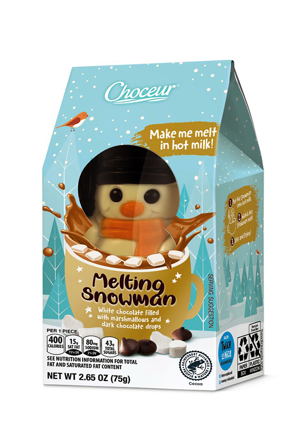 Choceur Melting Chocolate Cocoa Snowman