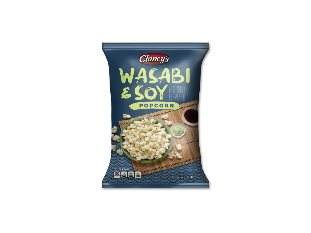 Clancy’s Wasabi & Soy Popcorn