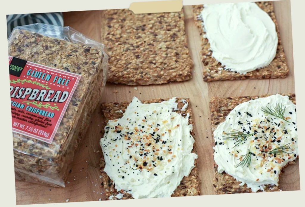 Everything Cream Cheese Crispbreads