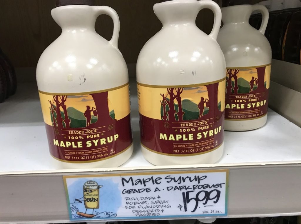 Grade A 100 Pure Maple Syrup