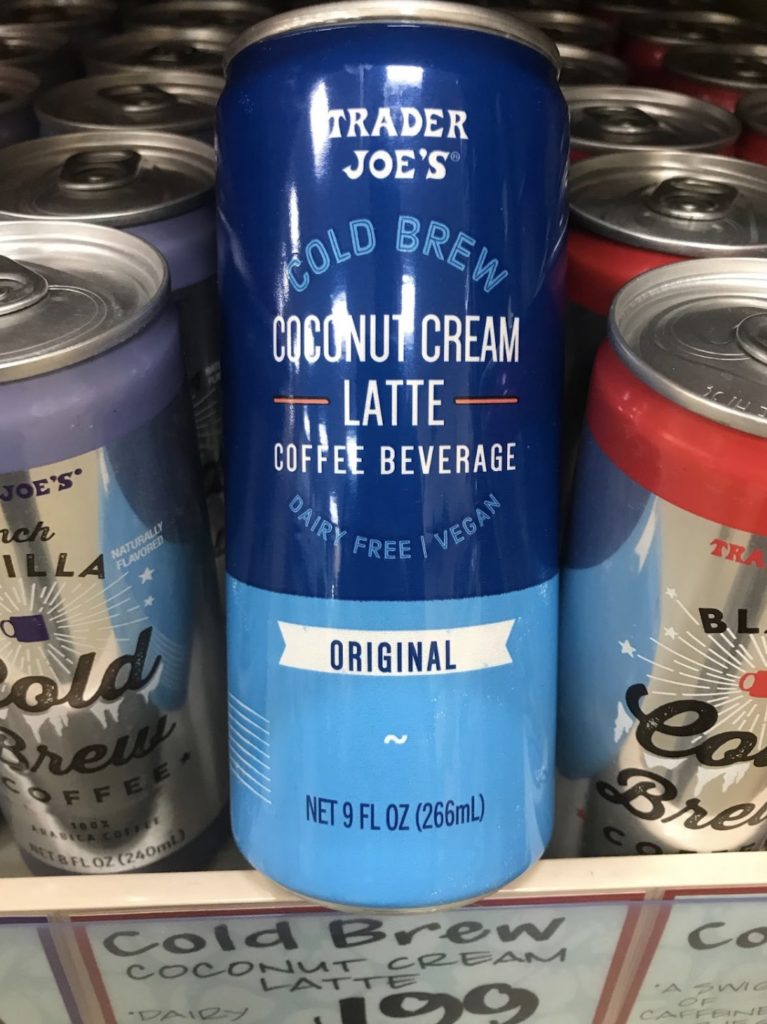 Trader Joe's Cold Brew Coconut Cream Latte