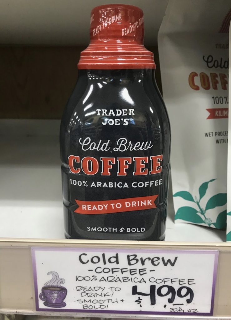 Trader Joe's Cold Brew Coffee ReadyToDrink