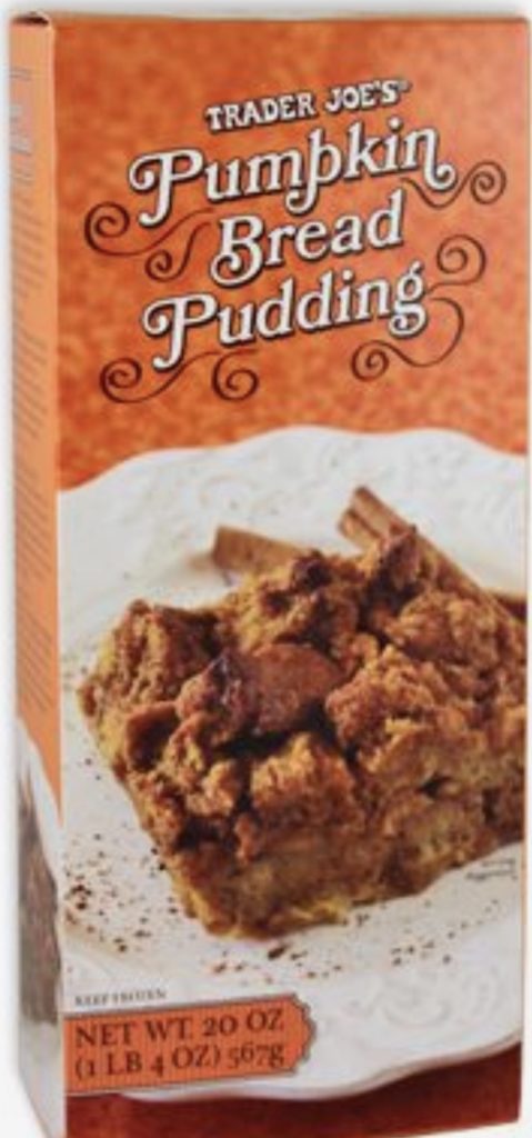 Trader Joe's Pumpkin Bread Pudding