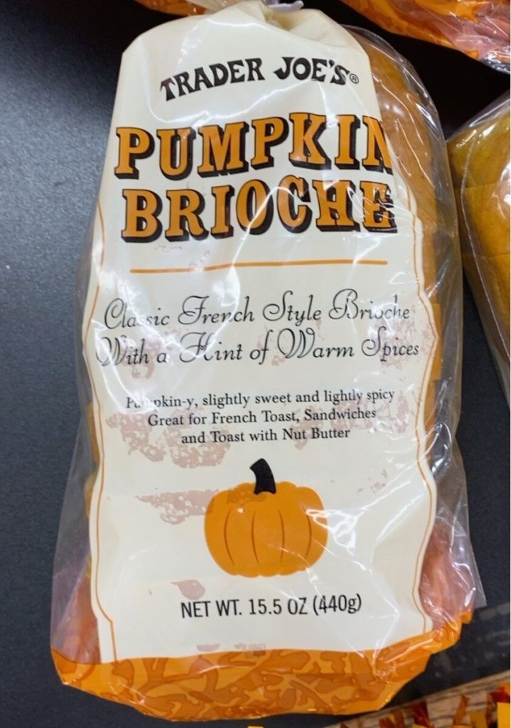 Trader Joe's Pumpkin Brioche 