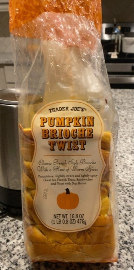 Trader Joe's Pumpkin Brioche Twist