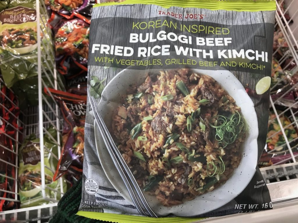 Trader Joe’s Bulgogi beef Fried Rice 