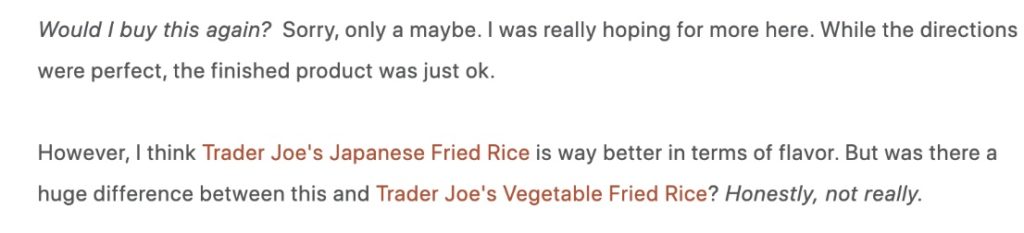 Trader Joe's Fried Rice Review 2