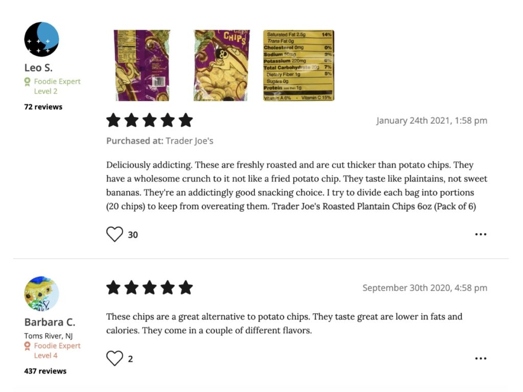 Trader Joe's Plantain Chips Review 1